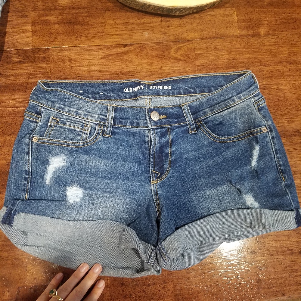 Denim shorts